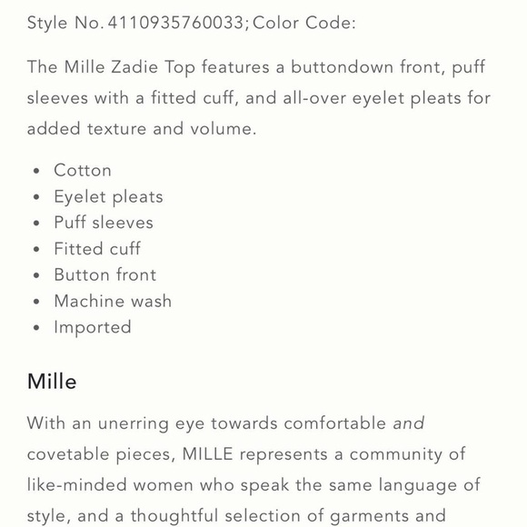 NWT Anthropologie Millie top women’s XL so cute and quality is excellent - Picture 7 of 8